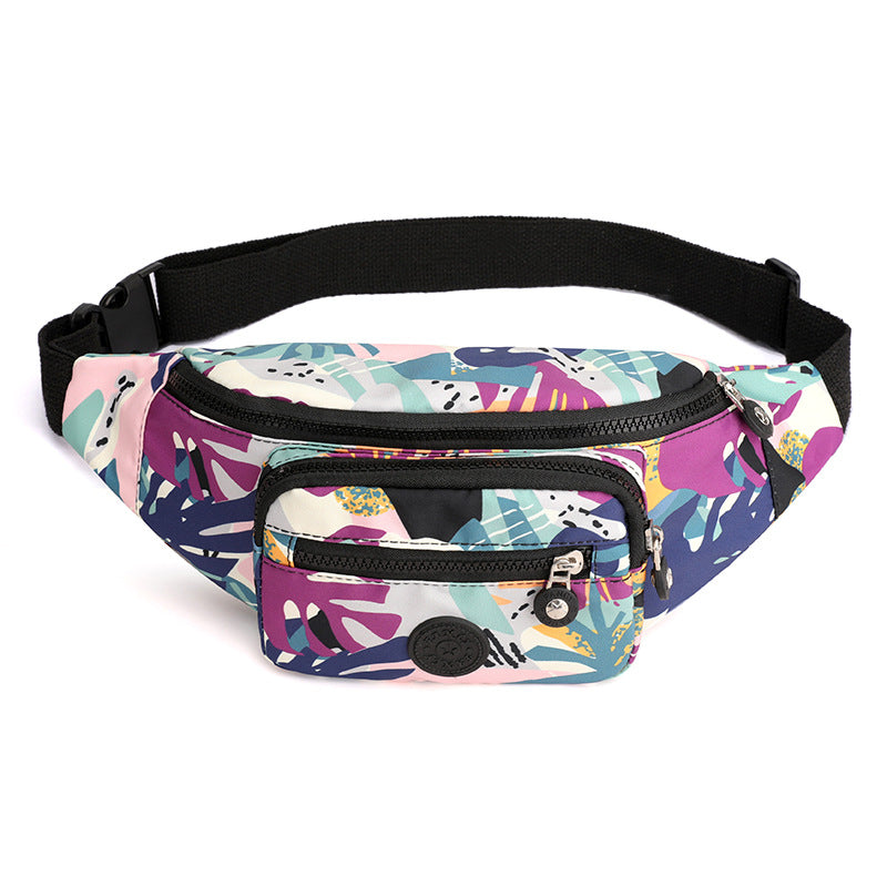 Wholesale Casual crossbody waist bag Outdoor shoulder waist bag Multi-layer travel convenient bag